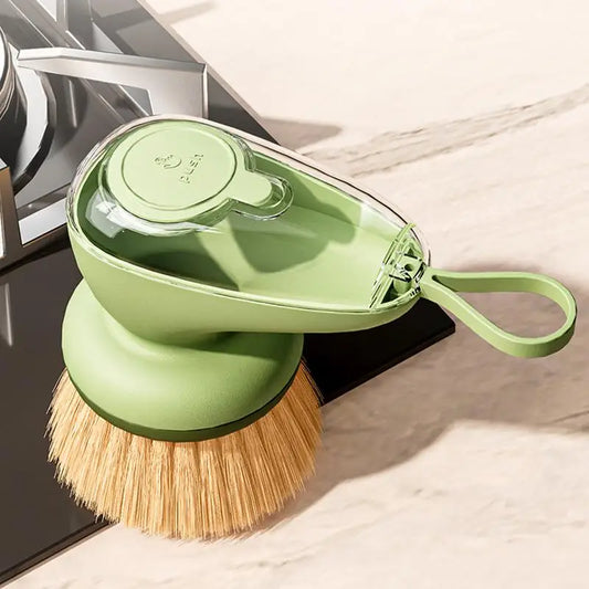 Dish Scrubber With Soap Dispenser