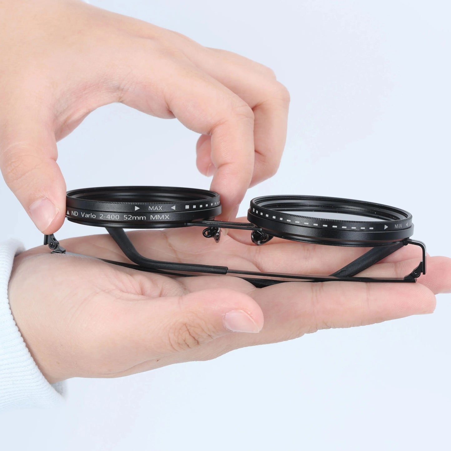 1-9 gear adjustable ND filter Glasses